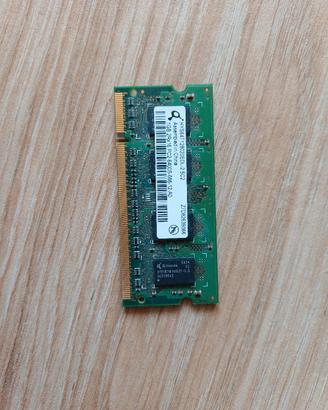 memoria RAM 1GB per PC portatile