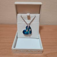 collana donna blu