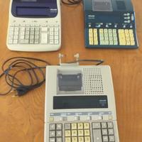 Calcolatrici olivetti logos con stampante
