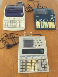 Calcolatrici olivetti logos con stampante