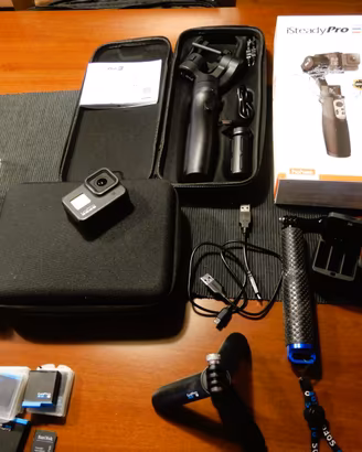 GoPro HERO 8 + Gimbal Hohem  + Kit Completo