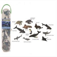 Collecta mini tubo animali marini 12pz