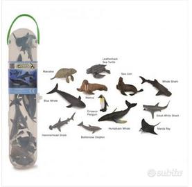 Collecta mini tubo animali marini 12pz