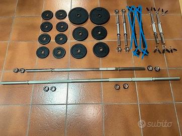 Kit pesi palestra , fitness, body building