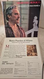 cofanetto dischi Mario Del Monaco 2 LP 33 giri