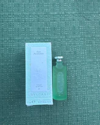 Miniatura vintage Bulgari Cologne au thé vert