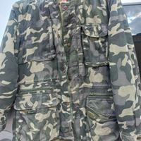 giaccone mimetico imbottito