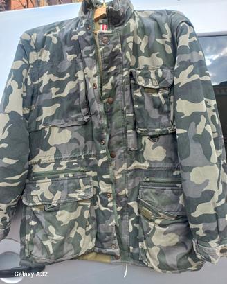 giaccone mimetico imbottito