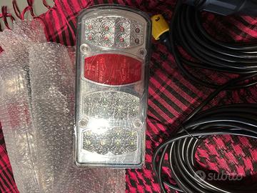 Fanali LED Rimorchio 13 Poli Cavo 8m 12V/24V IP65