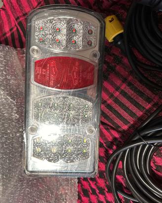 Fanali LED Rimorchio 13 Poli Cavo 8m 12V/24V IP65