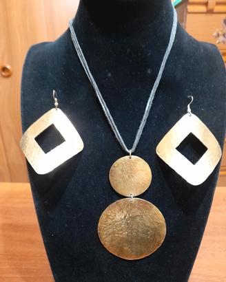 set collana e orecchini