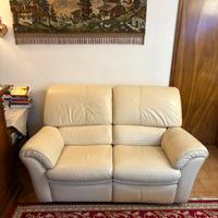 Divano 2 posti in vera pelle Chateau d’Ax