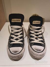 Converse donna personalizzate con borchie