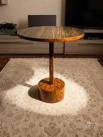 coffee table in ebano macassar.