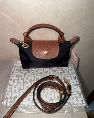 Borsa Longchamp Le Pliage mini nera