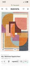 Tappeto arty rugvista multicolore geometrico