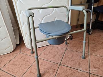 Sedia comoda wc per anziani