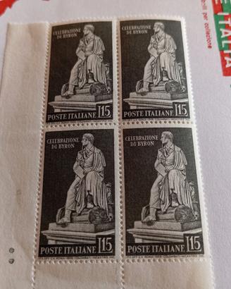 (1417) - Francobolli Italia Byron (1959)
