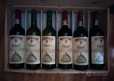 Vino vini cassetta legno frescobaldi