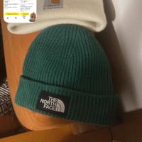 Beanie north face verde