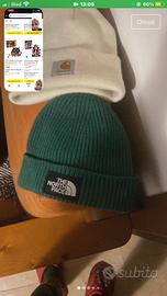 Beanie north face verde