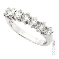 Anello veretta 0,85ct