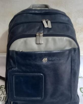 zaino piquadro blue in pelle 