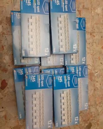 Stock 120 Faretti LED GU10 Eurodomest - 10 Confezi