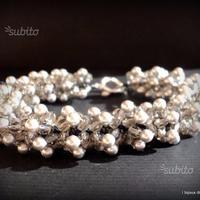 Bracciale spirale di perle