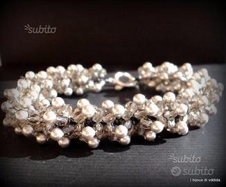 Bracciale spirale di perle