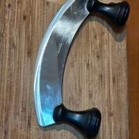 Mezzaluna in acciaio inox