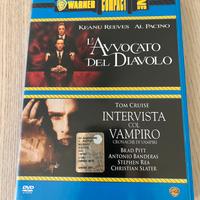 Dvd L’Avvocato del diavolo+Intervista col vampiro