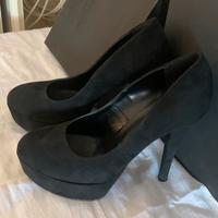 Scarpe alte con plateau decoltè nr 39
