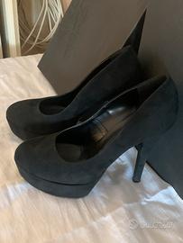 Scarpe alte con plateau decoltè nr 39