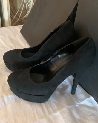 Scarpe alte con plateau decoltè nr 39