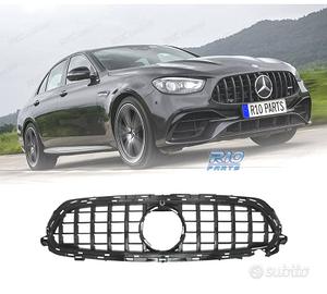 GRIGLIA PER MERCEDES W213 21-23 LOOK GTR NERO LUCI