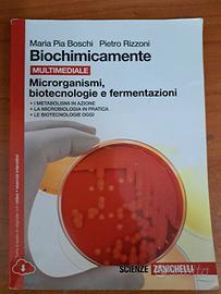 Libro scolastico di biochimica della zanichelli