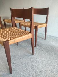 N. 4 sedie anni 60_ Isa Bergamo. Prezzo CAD