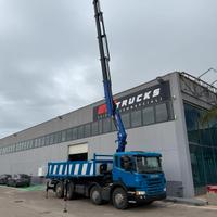 SCANIA P410 4 ASSI , RETARDER, GRU PM 32.5 PX NUOV