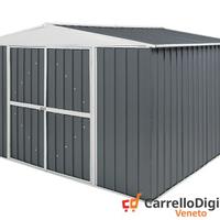 Box in Acciaio da giardino 360x345 grigio scuro