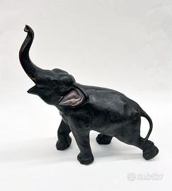 Scultura giapponese in bronzo elefante