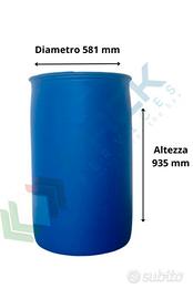fusti in plastica da 220 litri