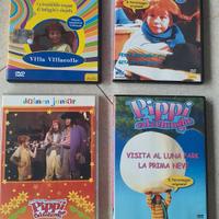 set di 4 DVD Pippi Calzelunghe