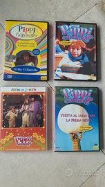 set di 4 DVD Pippi Calzelunghe