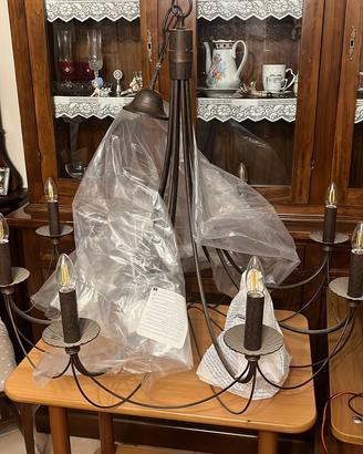 Lampadario a sospensione stile vintage/industriale