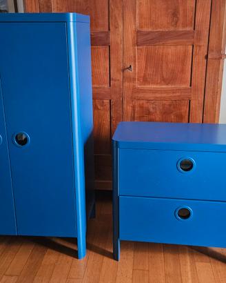 IKEA BUSUNGE armadio + cassettiera cameretta bimbi