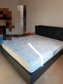 Letto matrimoniale con cassettone