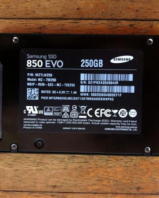 Disco SSD Samsung Evo 850 250Gb