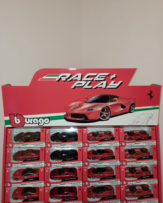 Bburago Ferrari RACE+PLAY Modellini toy da collez