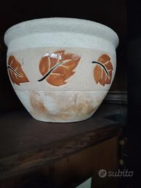 vaso in ceramica antico antiquariato 